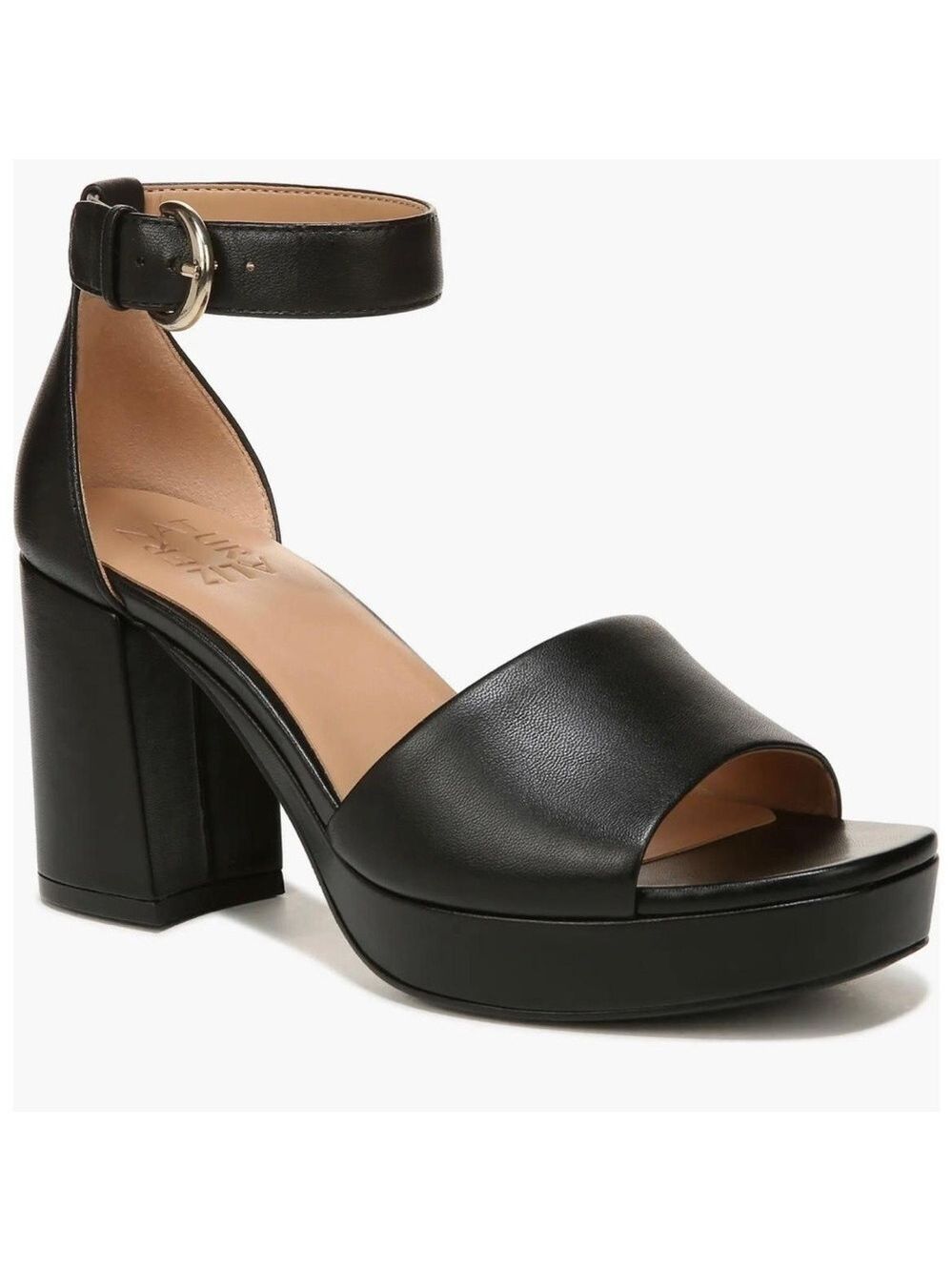 Naturalizer Pearlyn Ankle Strap Block Heel Chunky Platform Sandals - NWT